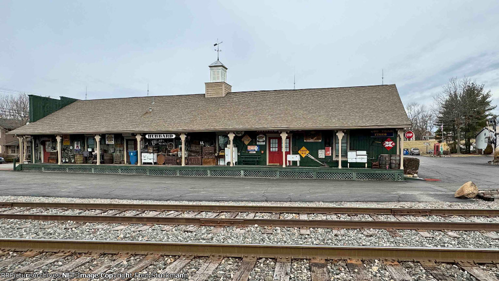 The EL depot and freight house.